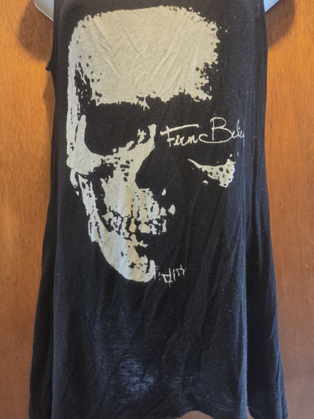 Black Skull Graphic Tank Top - Women's Sleeveless Tee